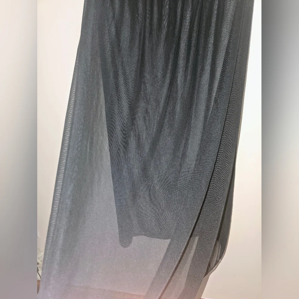NWOT - Pretty Plus Size Black Sheer Swim Coverup - 4X/20